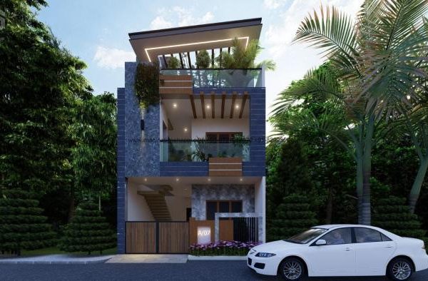 Desain rumah luas tanah 1000 m2