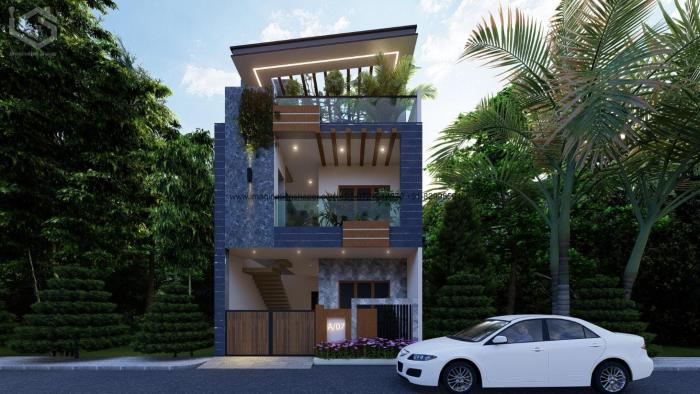 Desain rumah luas tanah 1000 m2