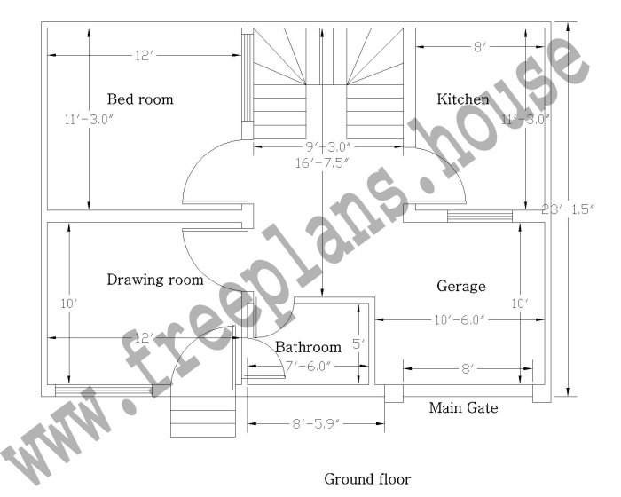 Desain rumah lantai 2 type 64