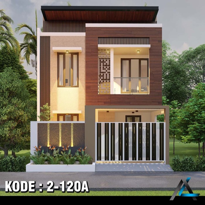 Desain rumah lebar 18x12