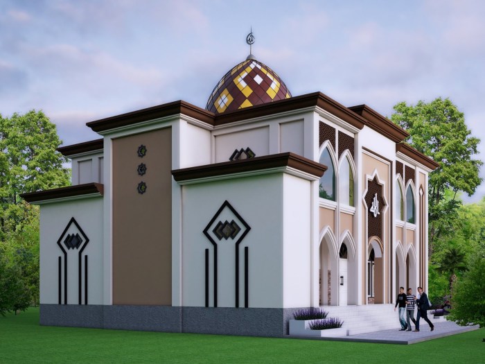 Masjid sketchup lantai