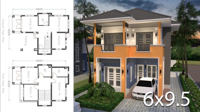 Desain rumah minimalis 3 kamar 9x6