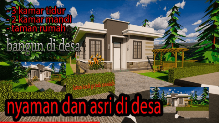 Minimalis denah desain ide 7x10 ukuran arsitag