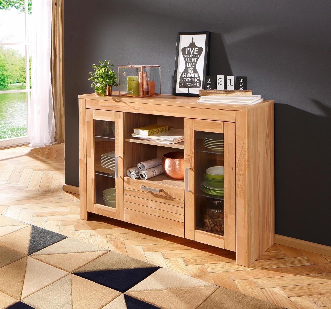 Sideboard breite vitrina comoda affaire livigno hobbymobila