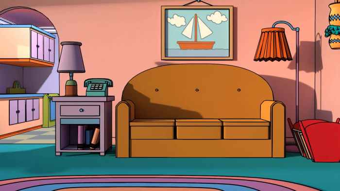 Simpsons wohnzimmer bild